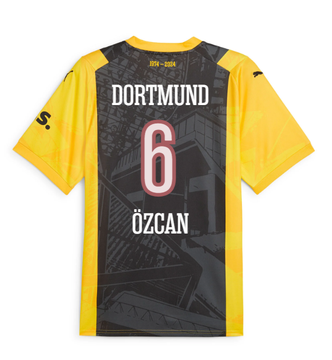 Borussia Dortmund ÖZCAN 6 50th Anniversary Commemorative Jersey 23-24