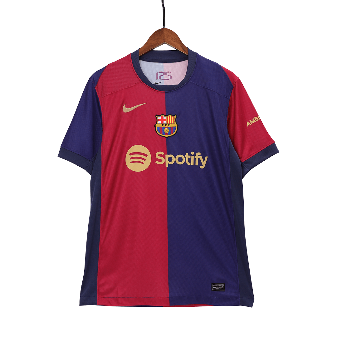 Barcelona Home  Soccer Jersey Kit(Jersey+Shorts) 2024/25 Authentic Kit