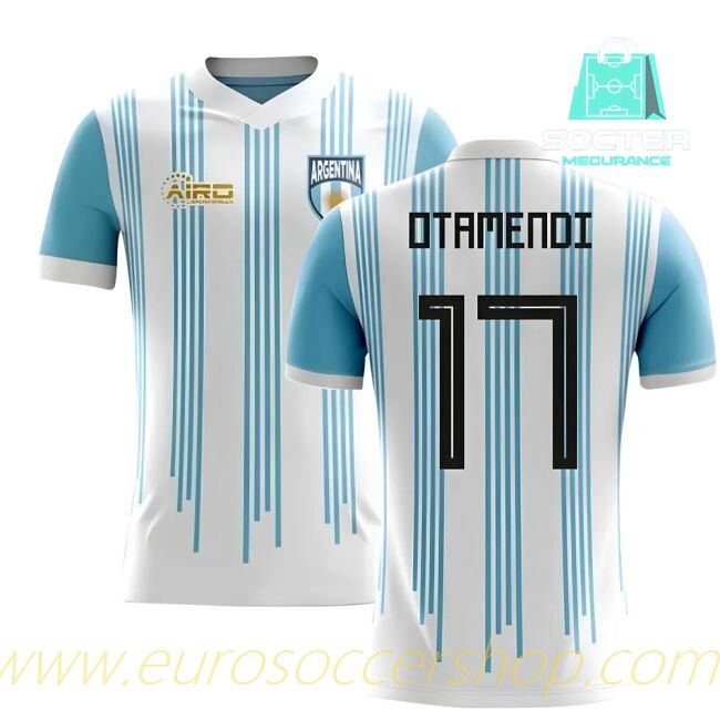 2025-26 Collection Argentine National Team Home Jersey Concept (Otamendi 17)
