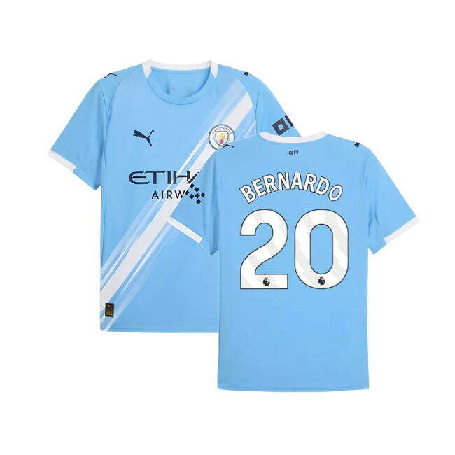 Bernardo 20 Man City Club Trendy Home Game Jersey (1)