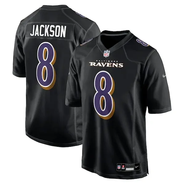 Performance Baltimore Ravens Game Jersey - Premium Black NFL Fan Je...