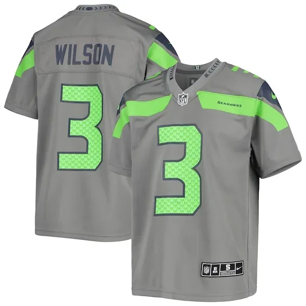Performance Seattle Seahawks Game Jersey - Premium Gray NFL Fan Jer...