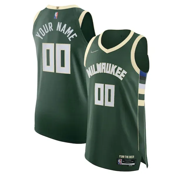 Milwaukee Bucks MIL Authentic Jersey - genuine replica-jersey - Green
