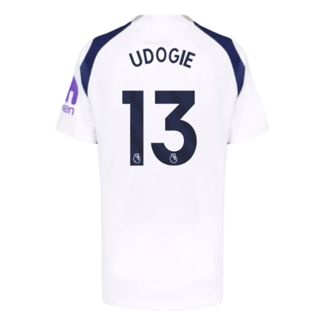2025-2026 Tottenham Hotspur Home Shirt (Kids) (Udogie 13) - premium