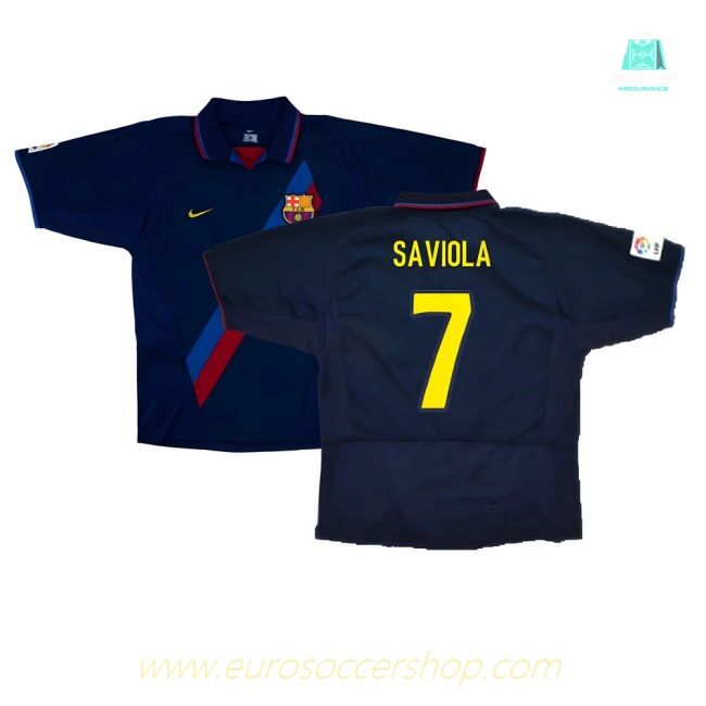 Barcelona 2003-04 Third Shirt ((Very Good) XXL) (Saviola 7)
