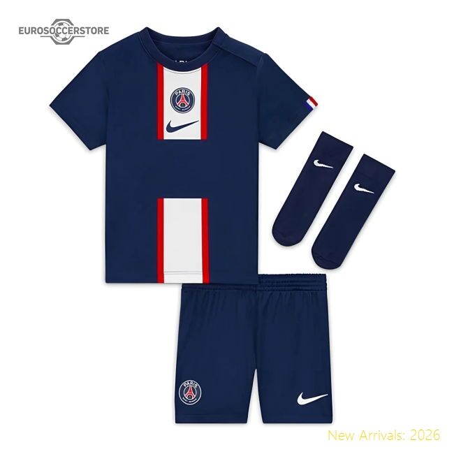 Official Match-Day 2022-2023 Psg Little Boys Home Kit (Messi 30)