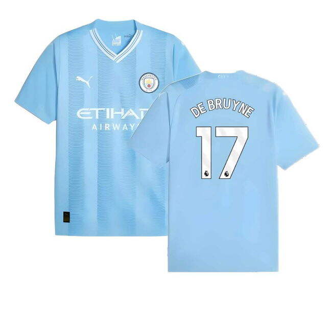 Official Licensed Football Man City Home Shirt De Bruyne #17 2024-...