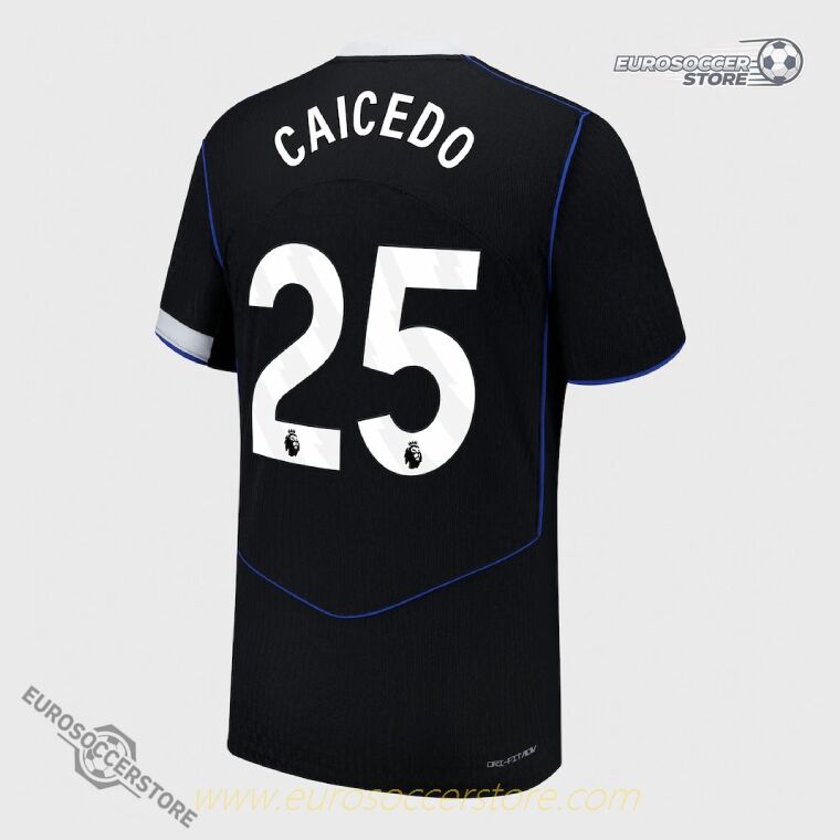 CAICEDO's Chelsea Third Jersey 25 for the 25-26 Season (Player Version)