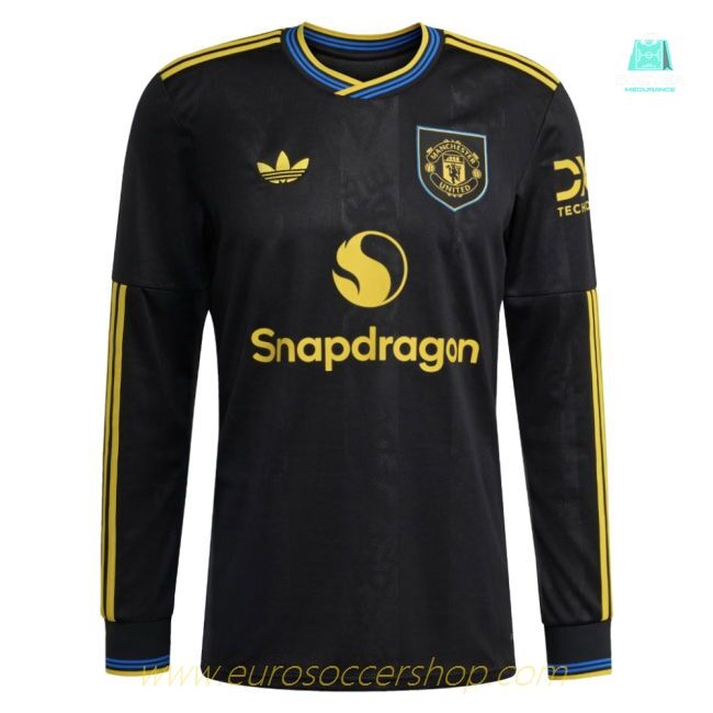 2025-2026 Man Utd Long Sleeve Third Shirt (Your Name)