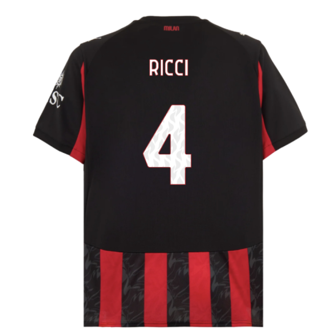 2025-2026 AC Milan Home - professional shirt option v4.776