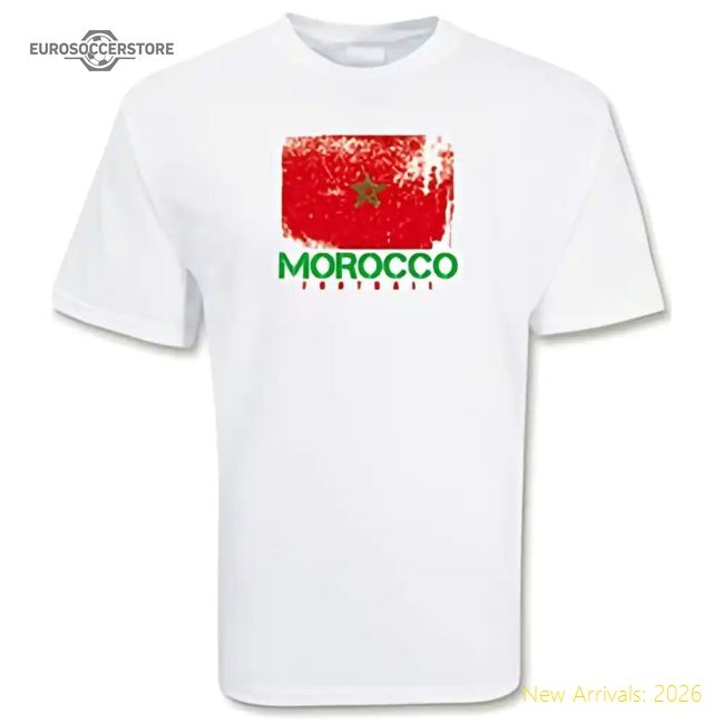 Durable Morocco Football 20242025 Regular Tshirt () Moisturewicking