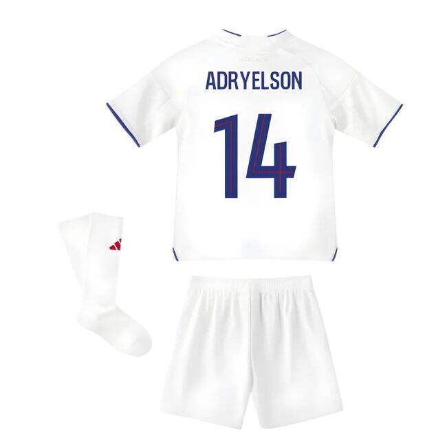 Lyon Olympique Lyon Home Mini Kit Adryelson #14 Pro Series Intense...