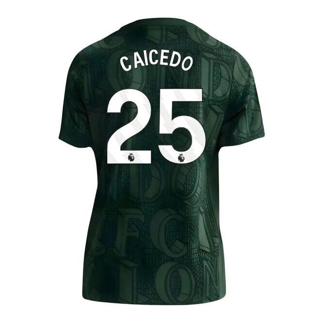 Kids Caicedo 25 Licensed 2025-2026 Chelsea EPL Home Kit