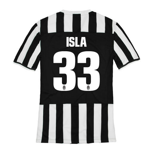 13-14 Juventus 33 Isla Home Jersey Shirt - Official Replica 1575