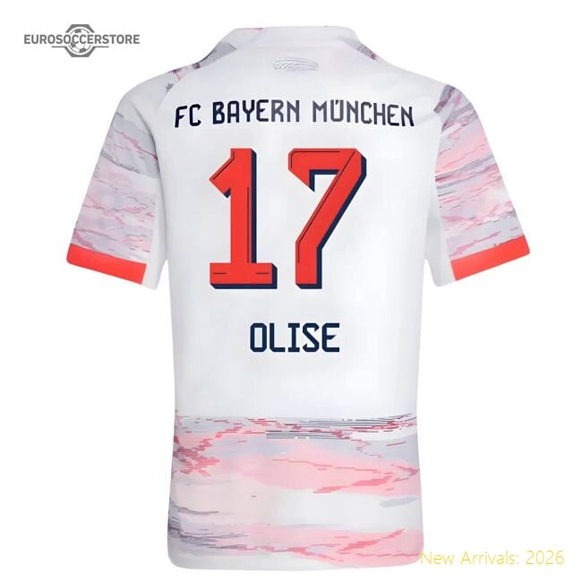 2025-2026 Bayern Munich Second Jersey (kids) (olise 17) - Great Value