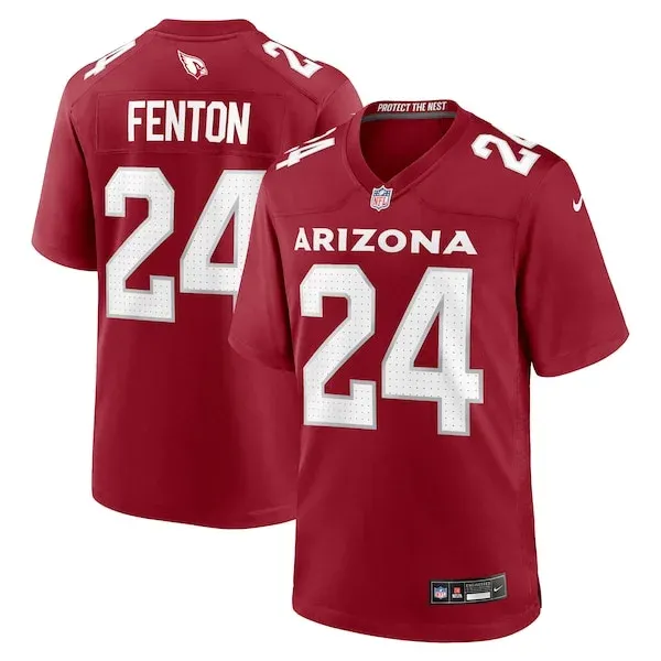 None Rashad Fenton Game Jersey - Cardinal | NFL Player Jersey