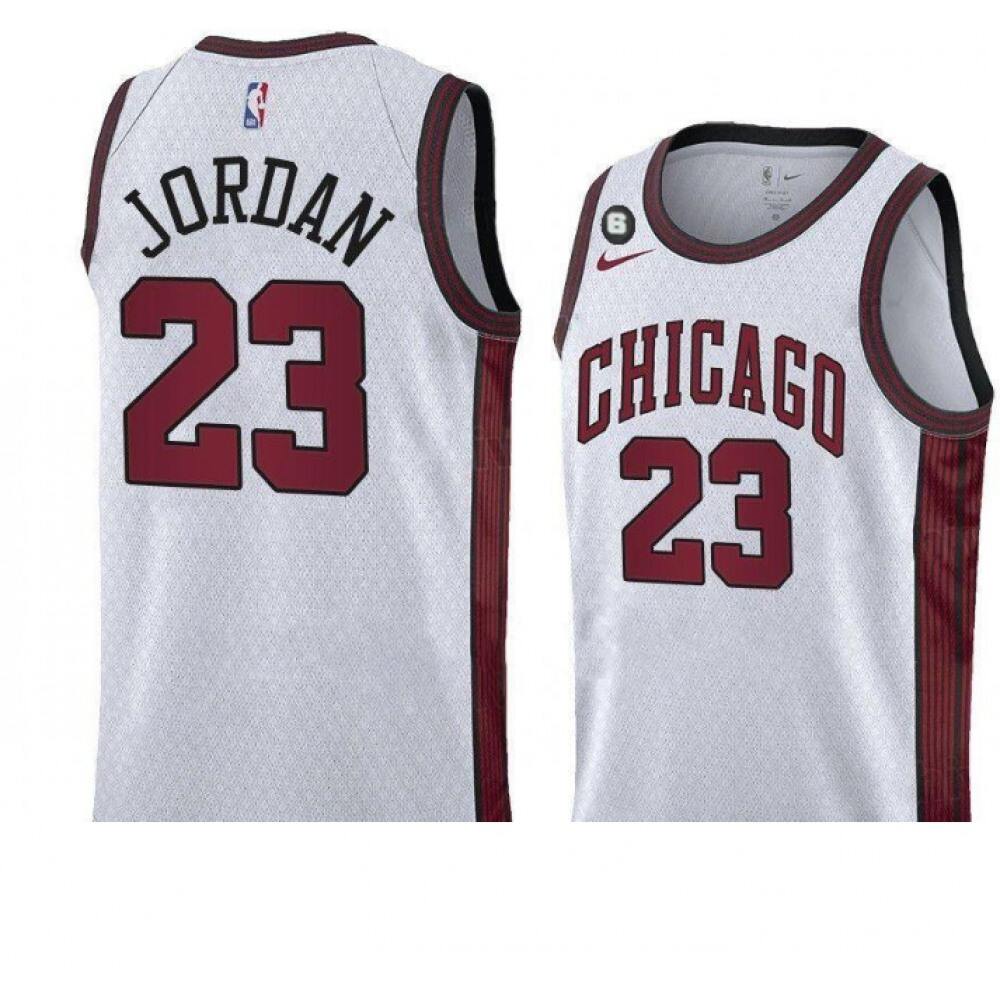 Classic 23 Chicago Bulls Jersey White - City Edition - Basketball Fan Gear