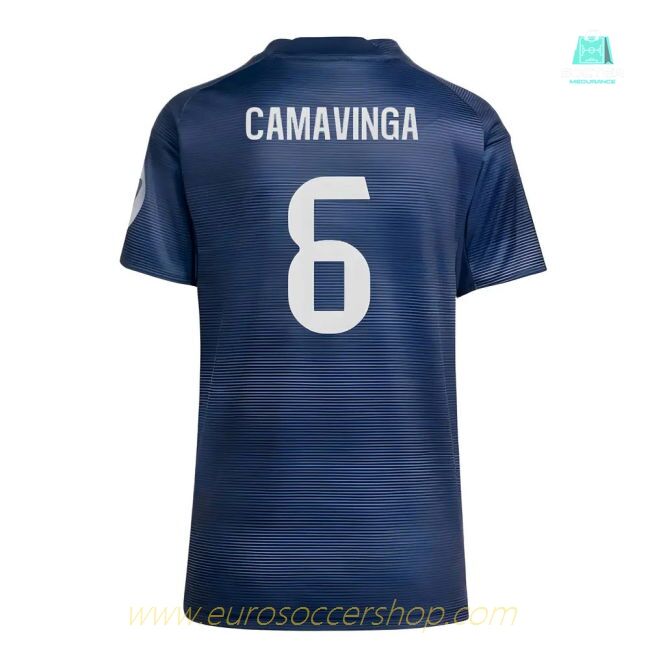 2025-2026 Real Madrid Authentic Away Shirt (Womens) (Camavinga 6)
