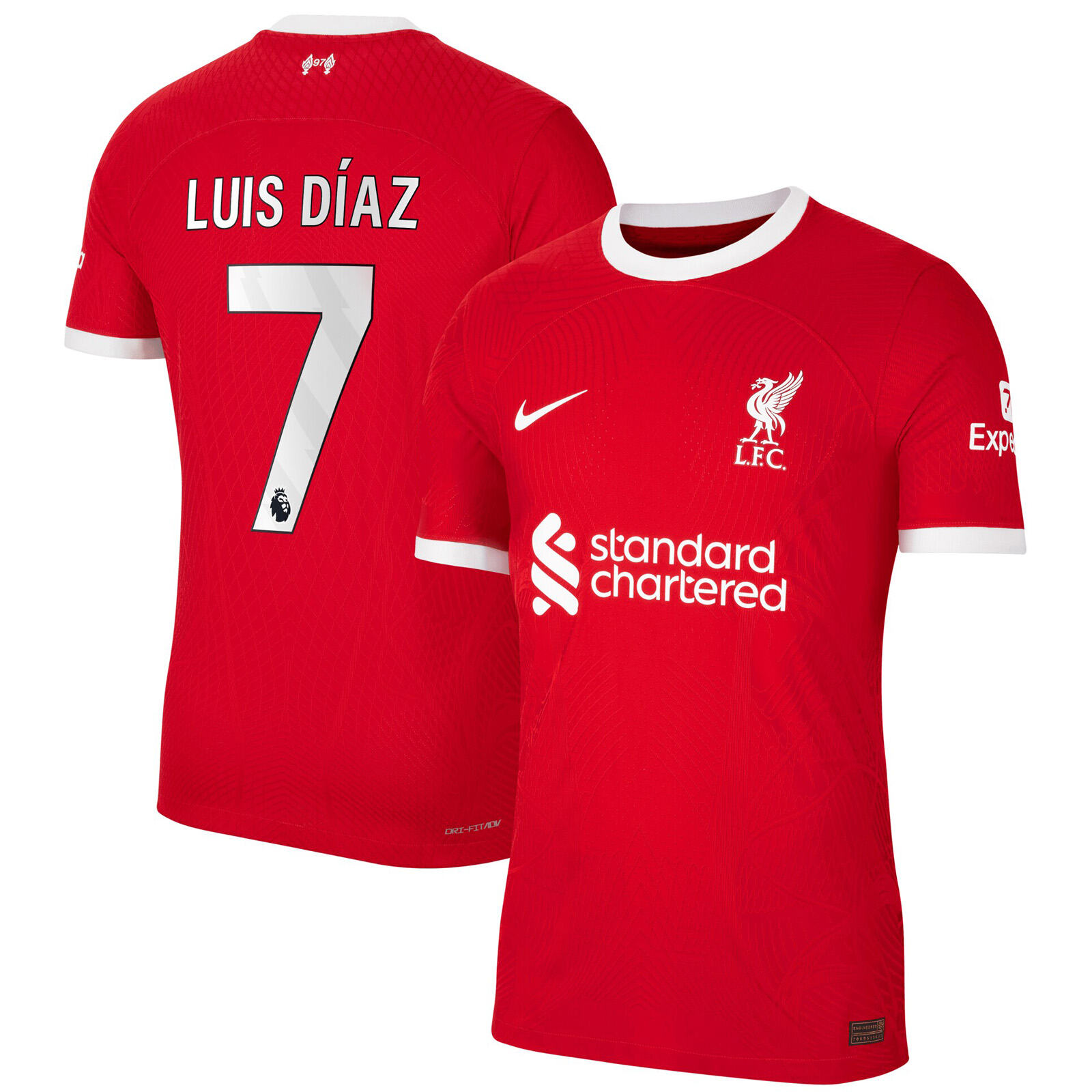 Nike Liverpool nike liverpool diaz #7 Home Jersey 23/24 for fan-gear