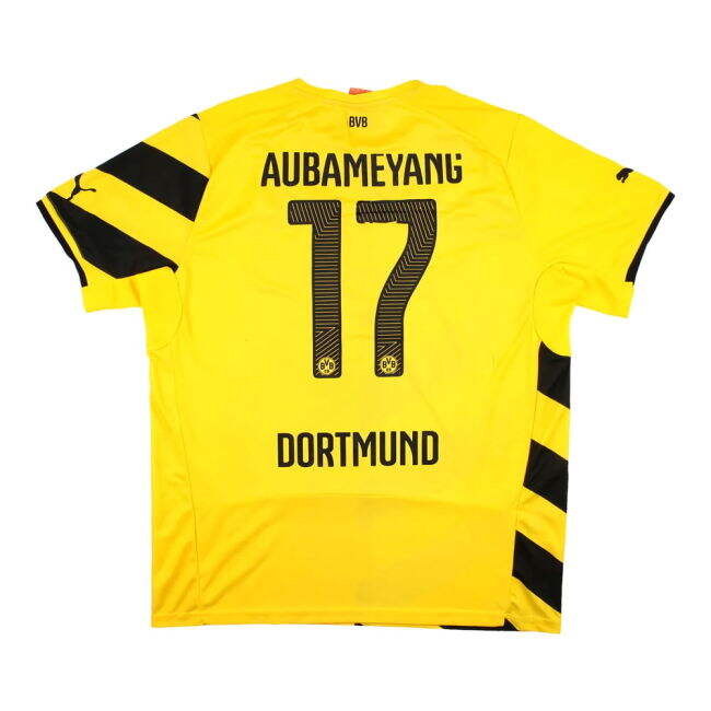 Borussia Dortmund 2014-15 Special Signed Cup Aubameyang #17 footbal...