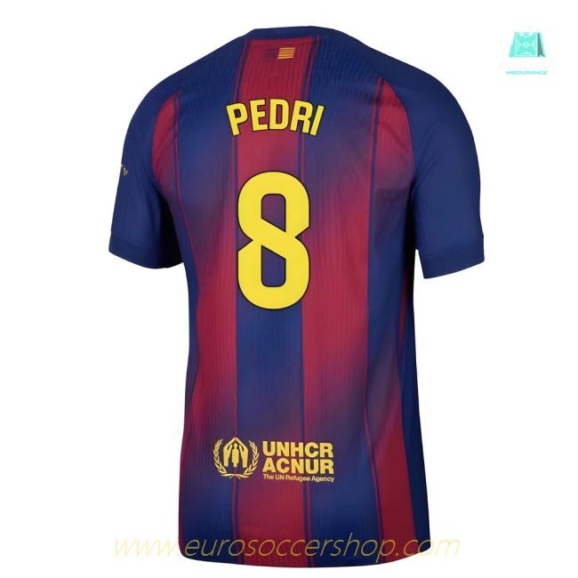 2025-2026 Barcelona Authentic Home Shirt (Pedri 8)