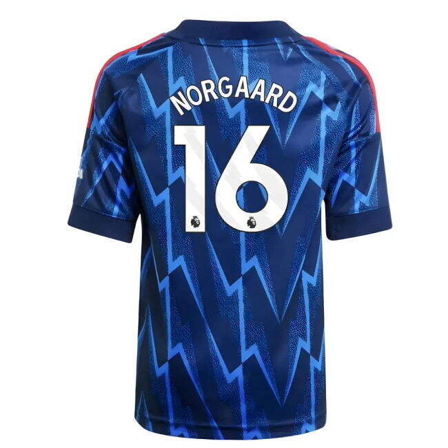 2025-20 Arsenal Away Soccer Jersey Norgaard #16 L M S
