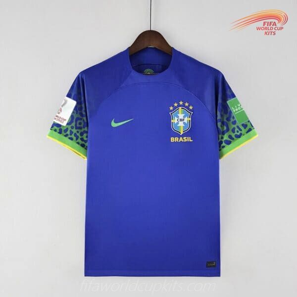 season 2022 WC Finals Brazil Visiting Football Strip