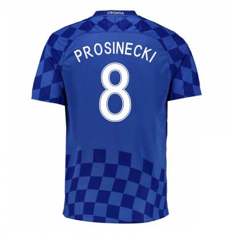 Croatia Away 2016 Prosinecki 8 Soccer Jersey Shirt - Official Replica
