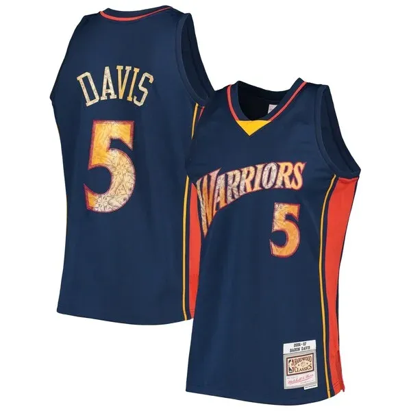 Baron Davis GSW Swingman Jersey - high-quality NBA game-day basketball