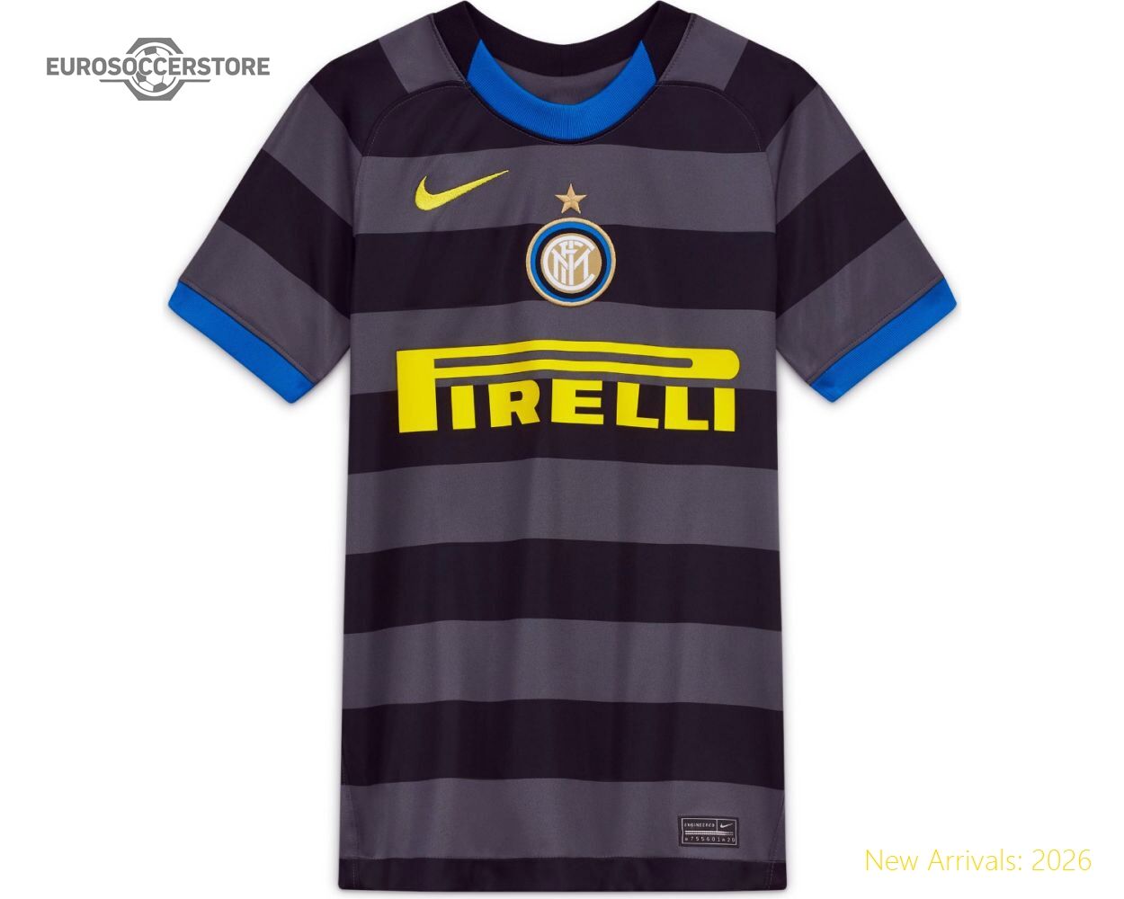 League Approved Kids Int Inter Milan Third Top-grade Jersey 2020