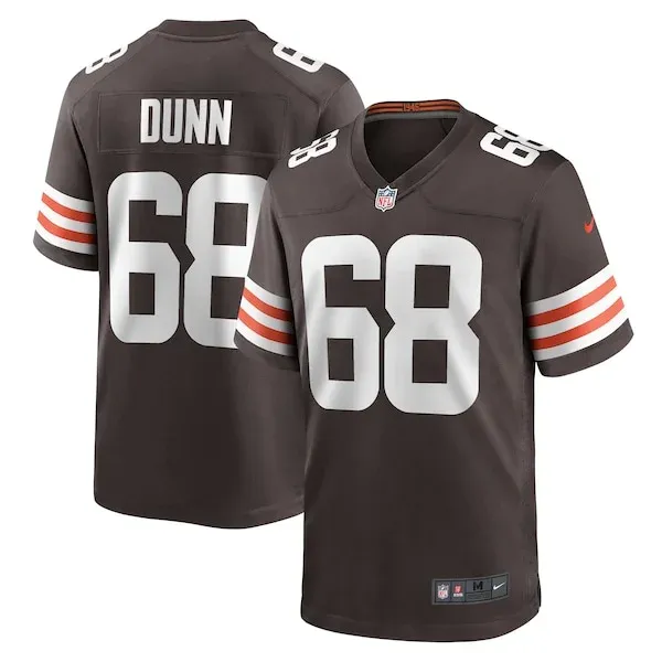 None Game NFL Jersey - Brown | Top-Grade Football Apparel | NFL Footba