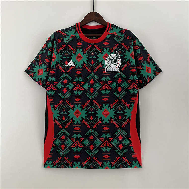 2324 MEXICO GREENBLACK SOCCER JERSEY FOOTBALL SHIRT - Official