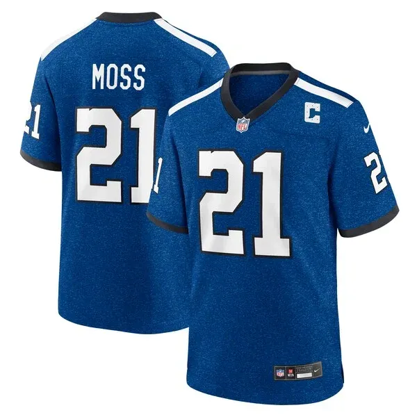 None Game NFL Jersey - Royal | Premium Football Apparel | NFL Football