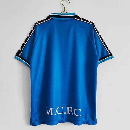 Official Manchester City (man City) 1998-1999 Local - Soccer Jersey