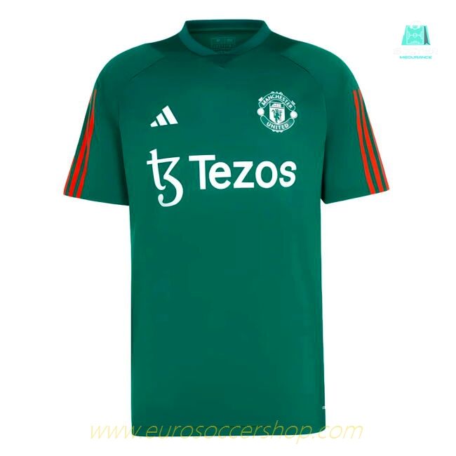2023-2024 Man Utd Training Shirt (Green)