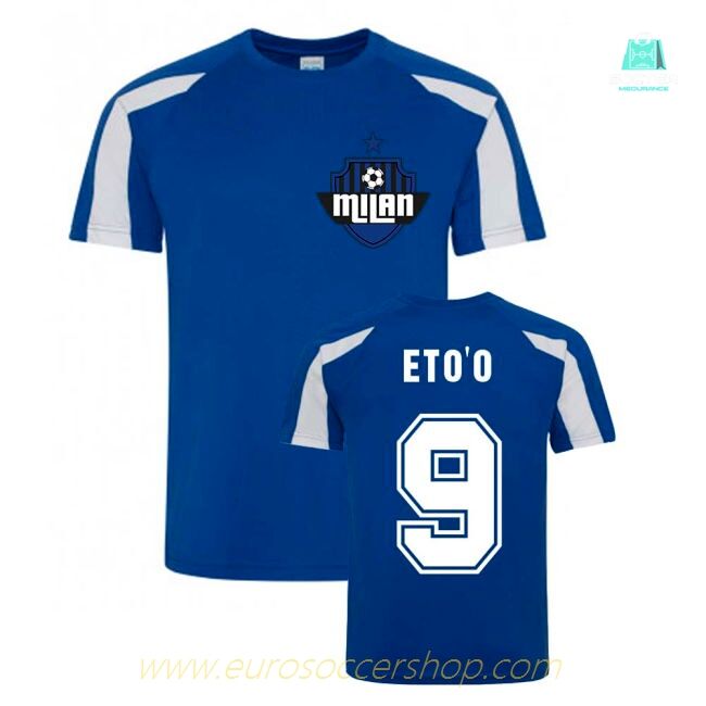 Samuel Eto\'o Inter Milan Sports Training Jersey (Blue)
