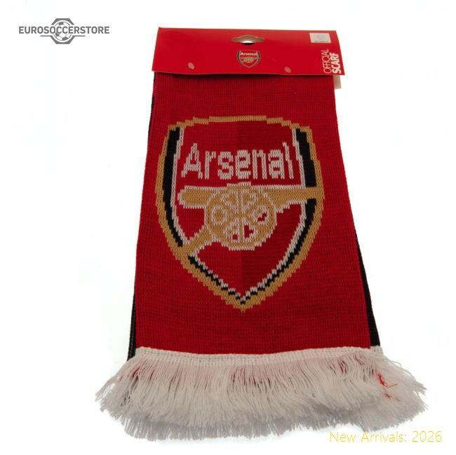 Authentic Arsenal Fc Split Scarf - Premium Quality Football Apparel