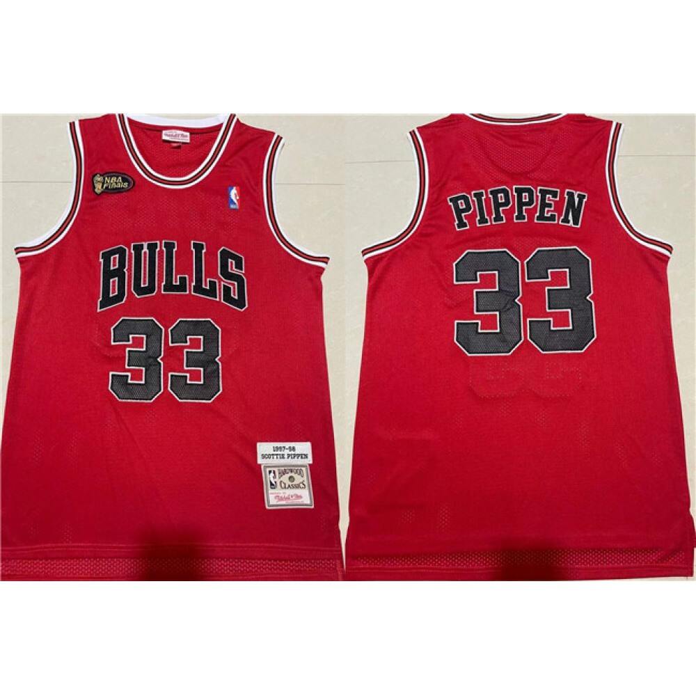 High-Quality Chicago Bulls 33 Jersey Red - Basketball Fan Gear
