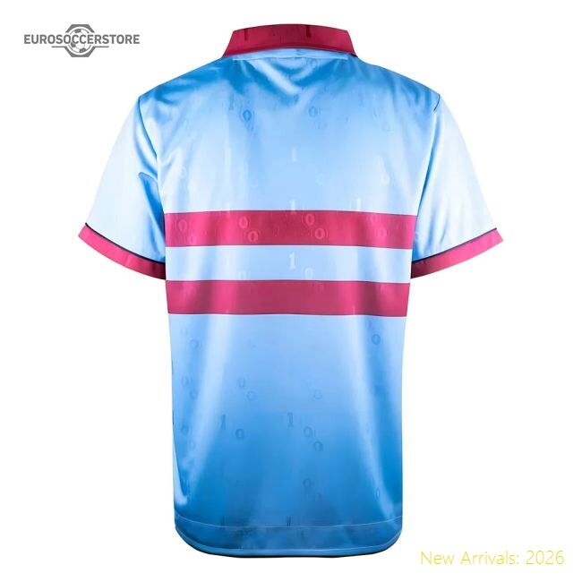 1995-1996 West Ham Away Retro Shirt - Match Day Jersey - Official Edition
