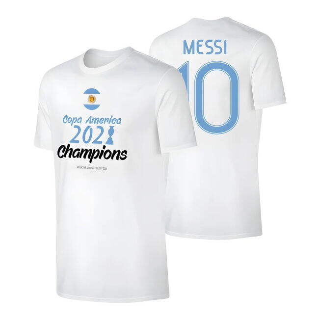 Performance-Driven Top-Tier Argentina Ca2021 Winners T-Shirt Messi
