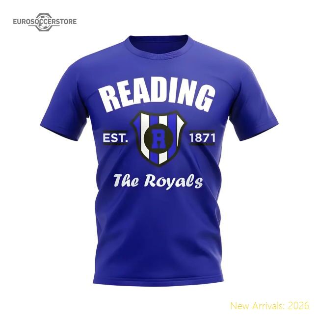 Premium Reading Established Football T-shirt (blue) - Premium Quality