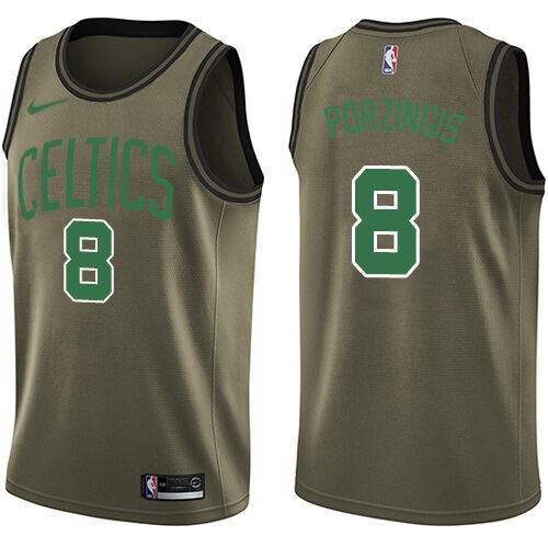 Celtics Kristaps Porzingis #8 Superior 2024 Icon NBA Swingman Jersey