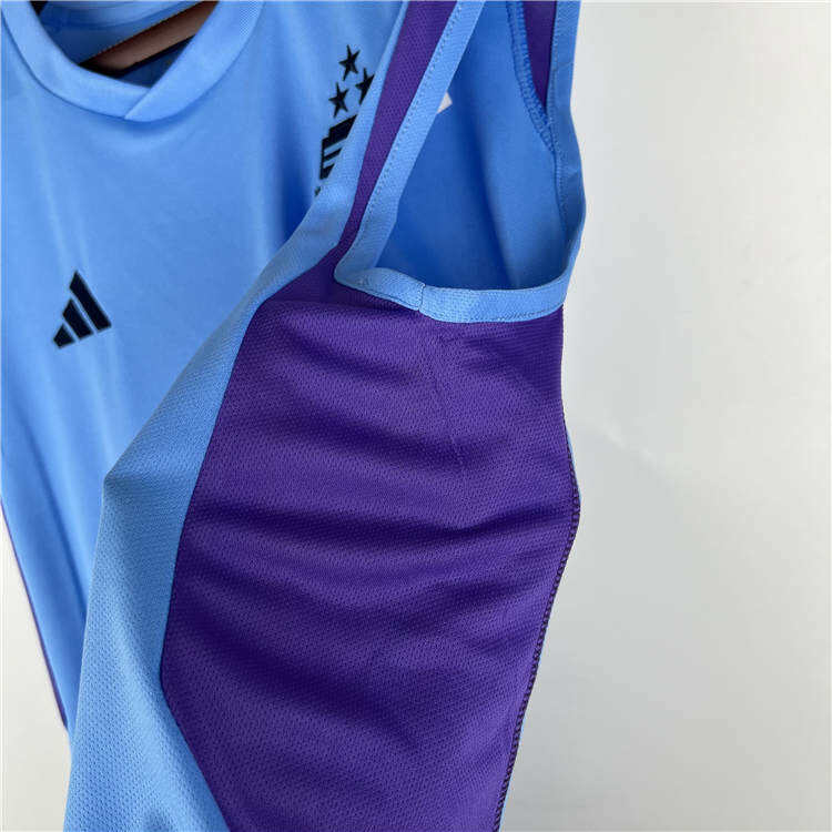 Argentina 2022 Soccer Jersey Football Blue Training Vest - Official