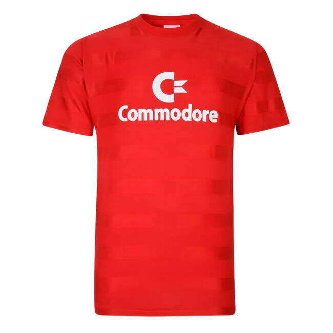 Score Draw Bayern Commodore 1985 Trikot Retro Football Shirt