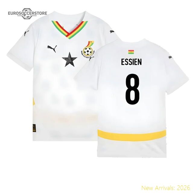 Ghana Kids 20242025 Home Elite Shirt Sleek Sleek Drifit
