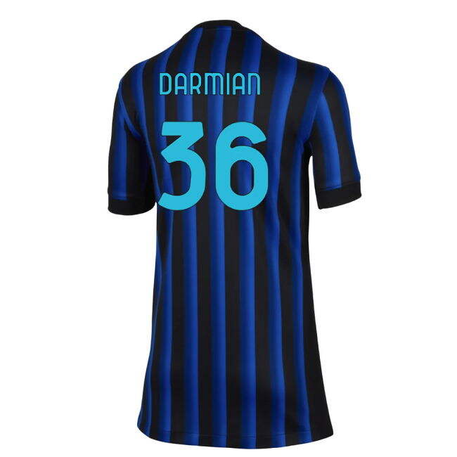 Loyal Inter Inter Milan Home Shirt Kids Darmian #36 Match Quality ...