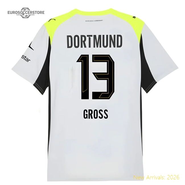 2025-2026 Borussia Dortmund Away Shirt (gross 13) - Match Quality