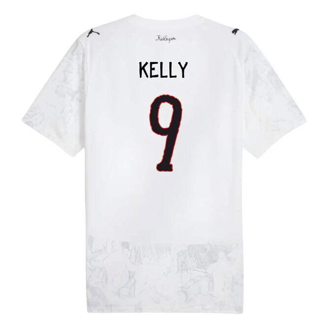2025-2026 KIDSUPER x Manchester City CWC Shirt (White) (Kelly 9) - ...