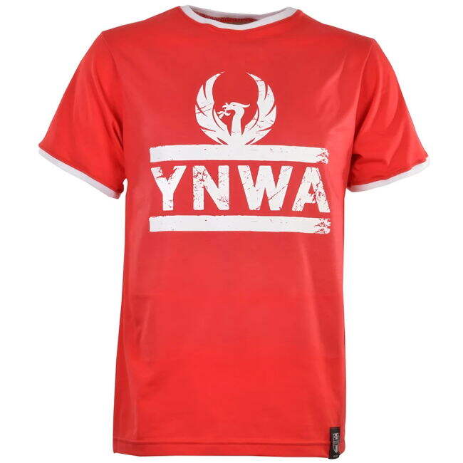 Liverpool YNWA - Red/White Ringer official style T-Shirt (Adult