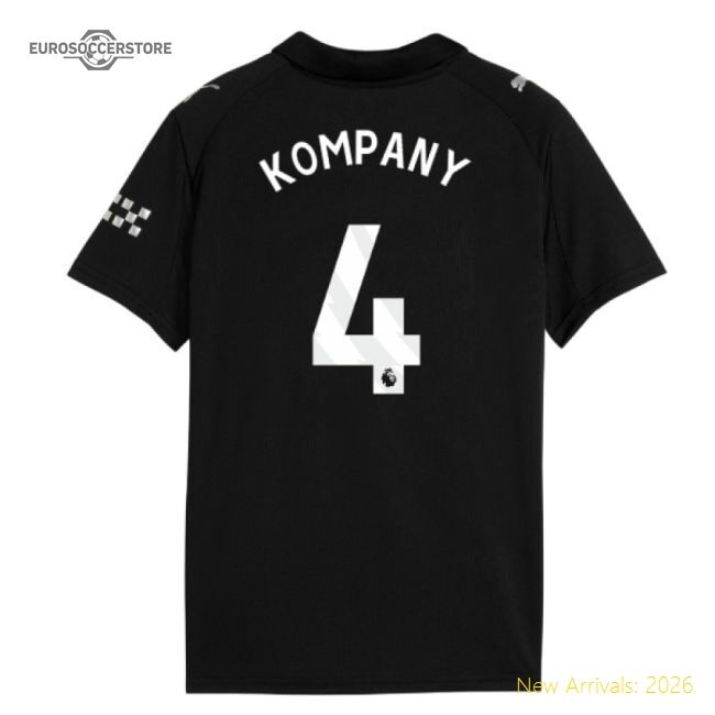 Official 2025-2026 Man City Away Mini Kit (kompany 4) - Premium